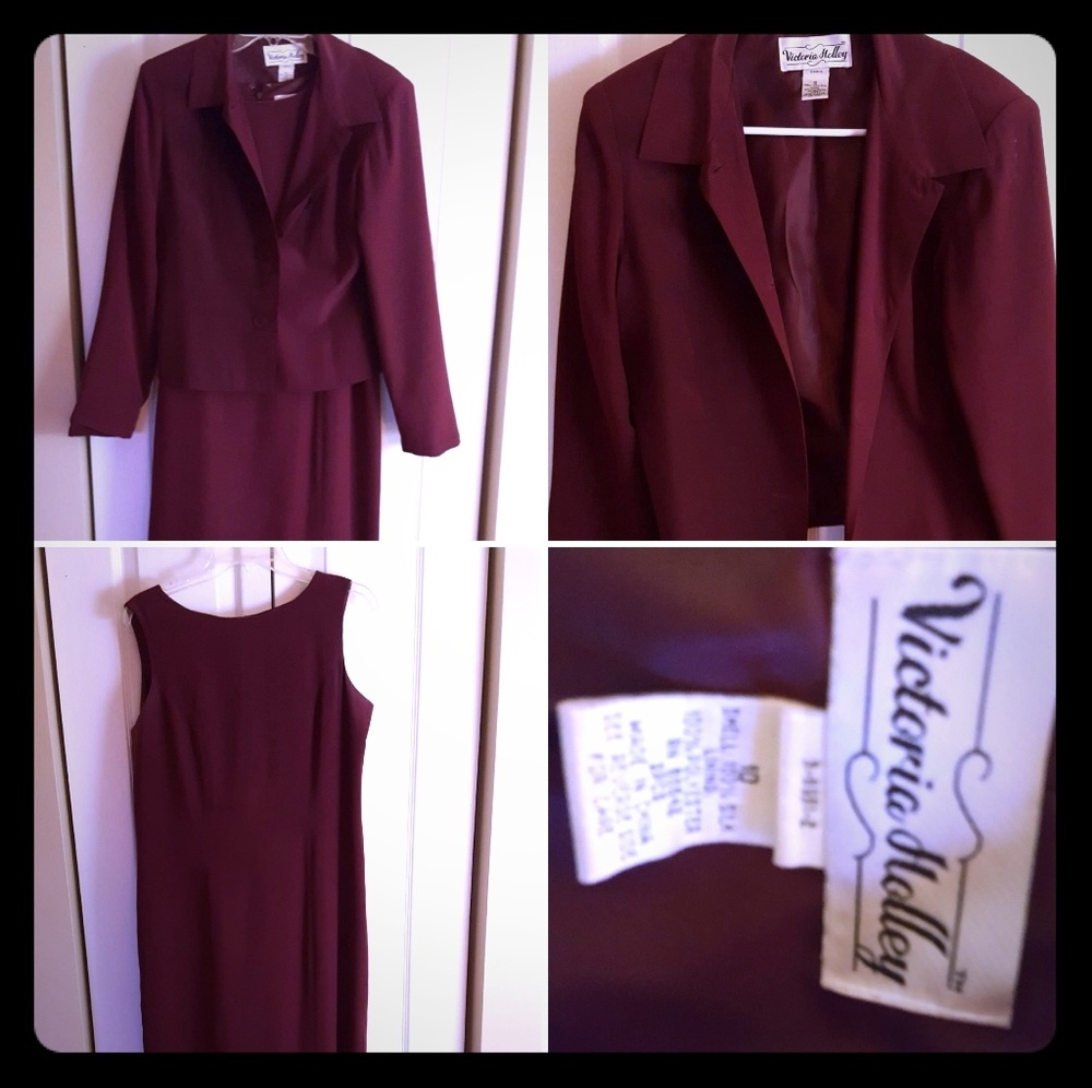 dress w matching jacket